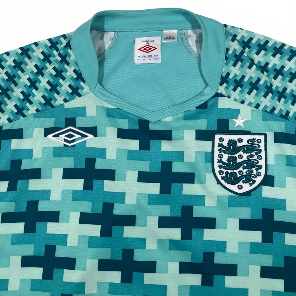 Umbro England Goalkeeper Soccer Away Jersey Sz 52 - Picture 3 of 12